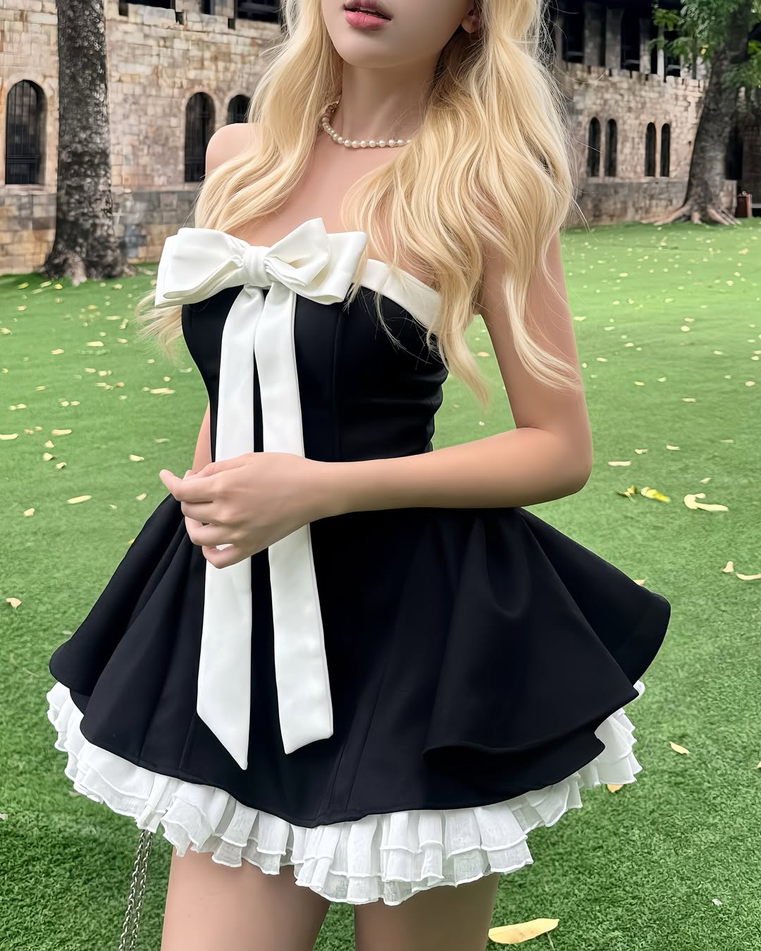 LANECI BUNNY DRESS BLACK