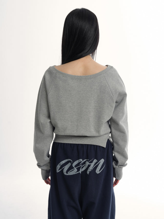 ASON MANDY SWEATSHIRT GREY