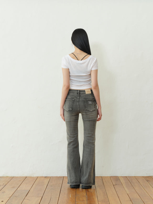ASON HALF SEE-THROUGH TEE