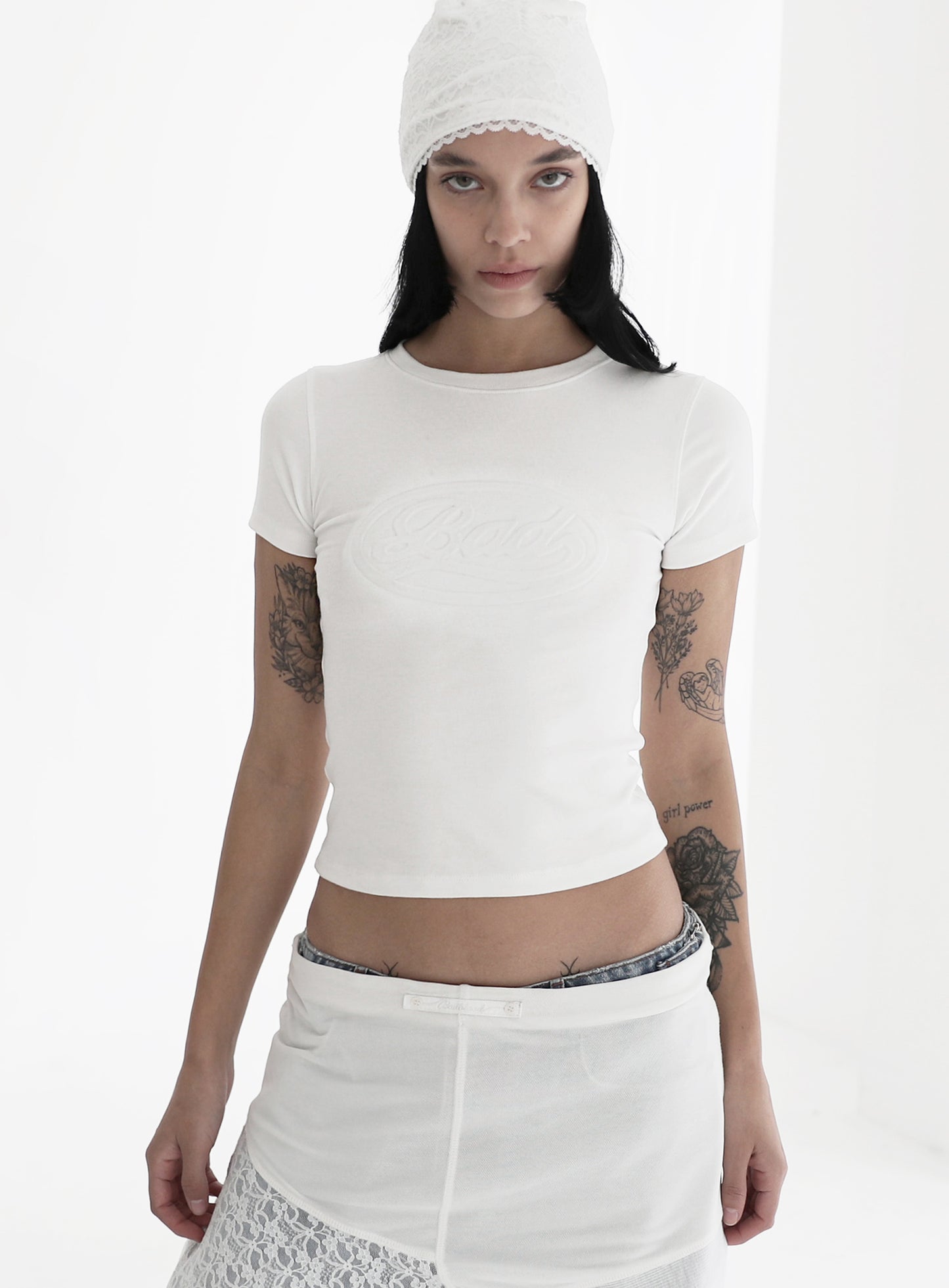 Oval Logo T-Shirt White