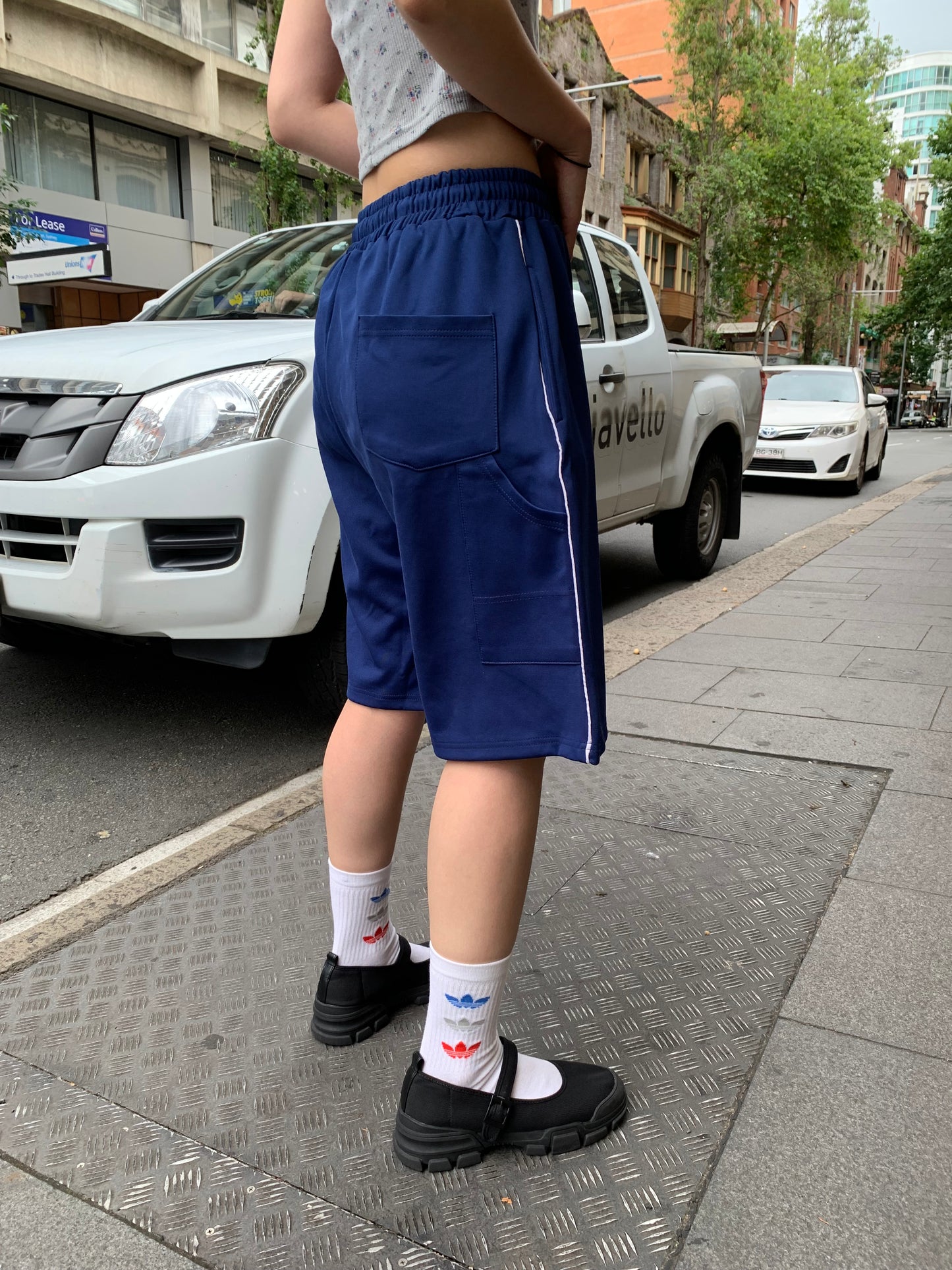 Bermuda track pants