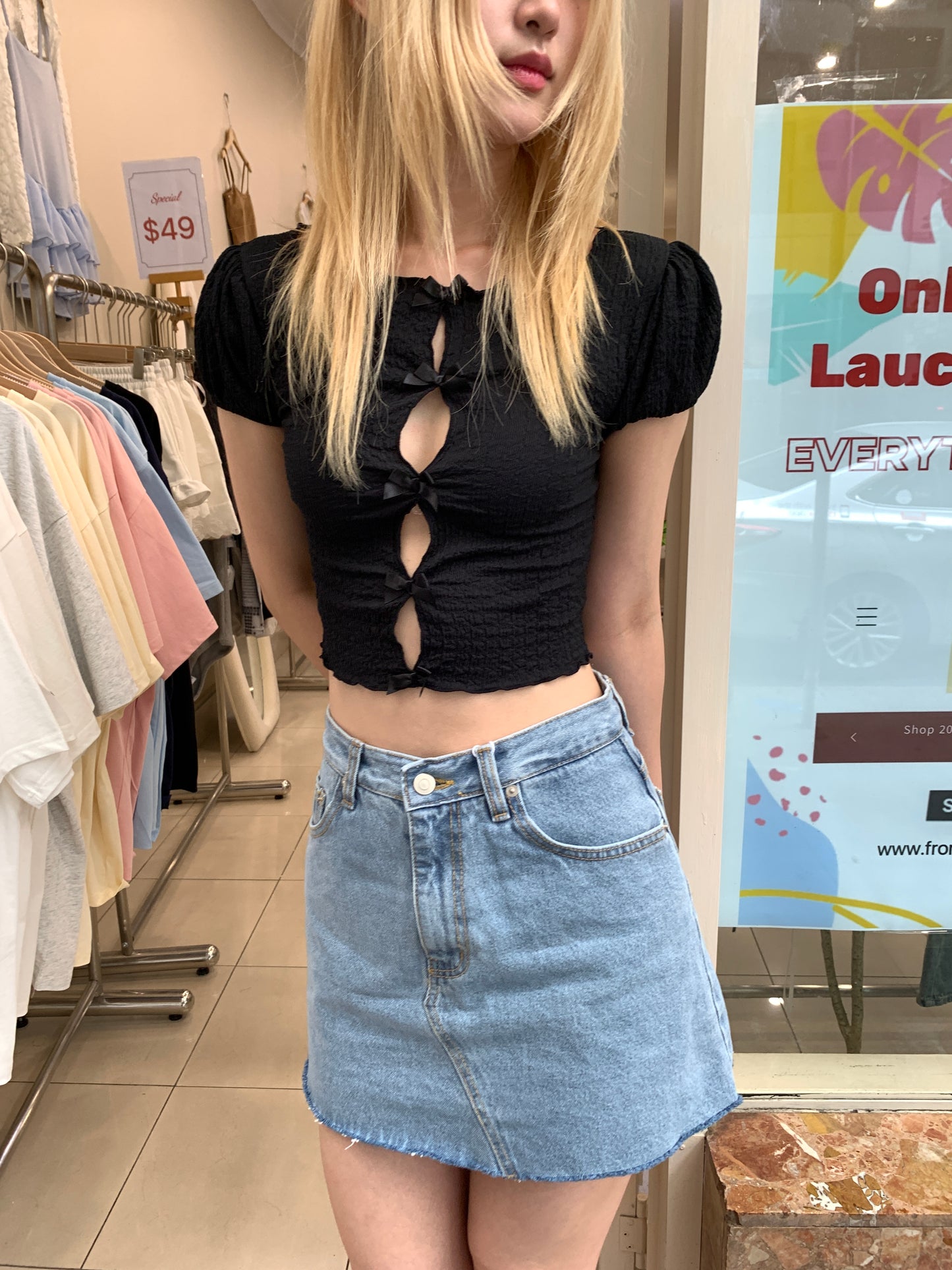 Ribbon top
