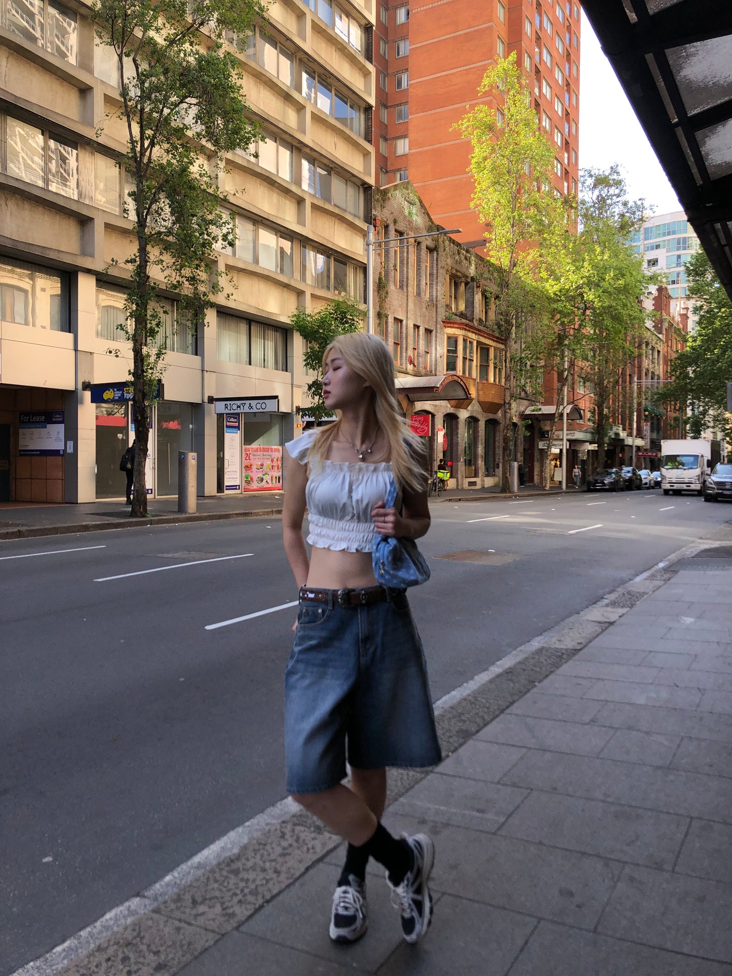 Old vintage bermuda jeans