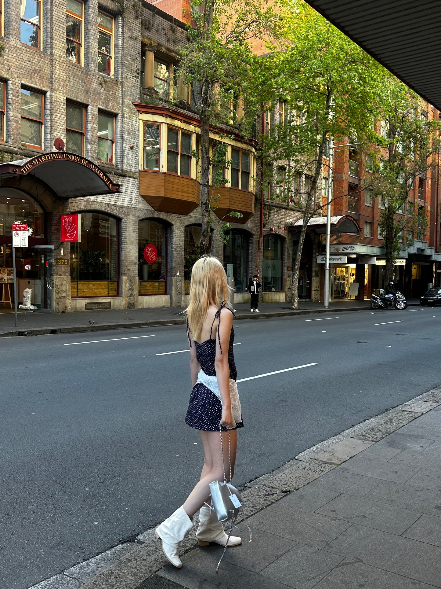 Dot mini dress