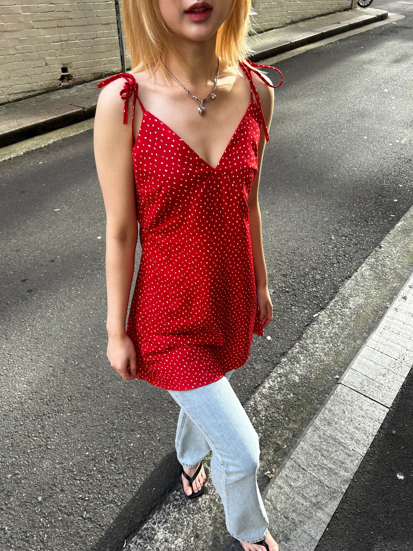 Dot mini dress