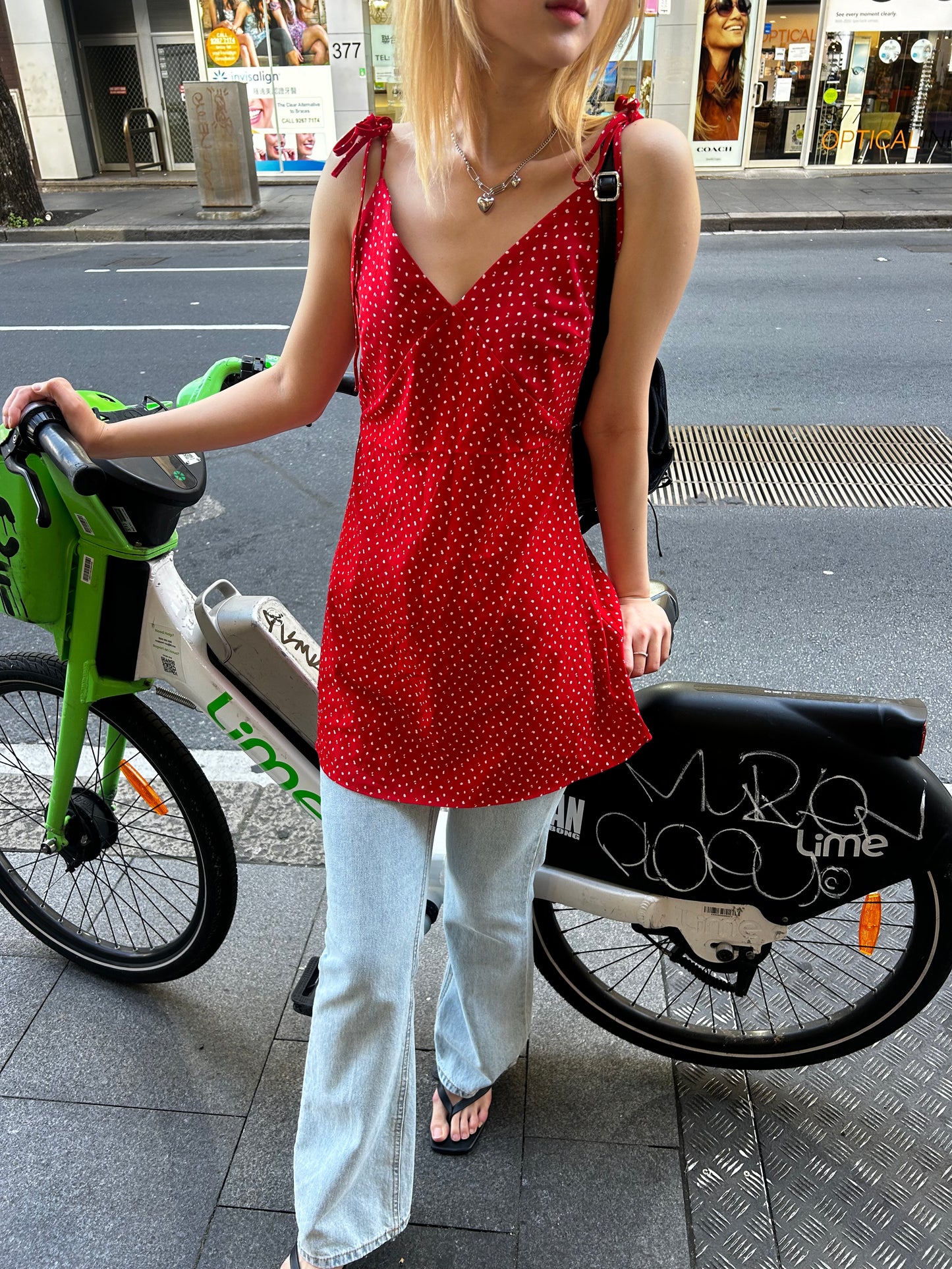 Dot mini dress