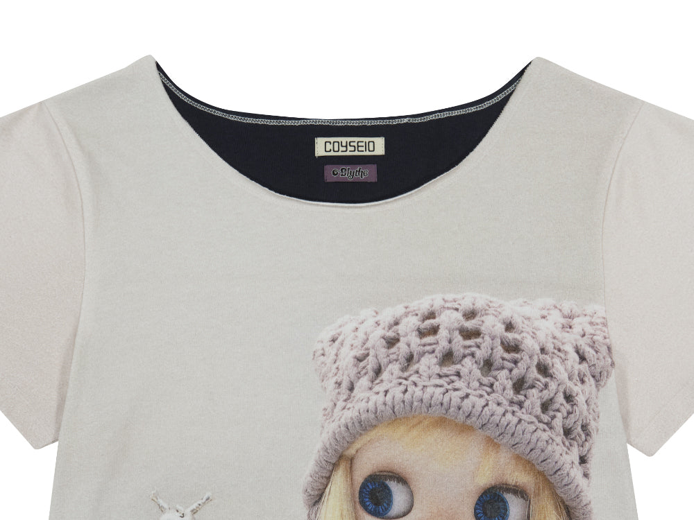 COYSEIO X BLYTHE GRAPHIC ONE PIECE CHARCOAL