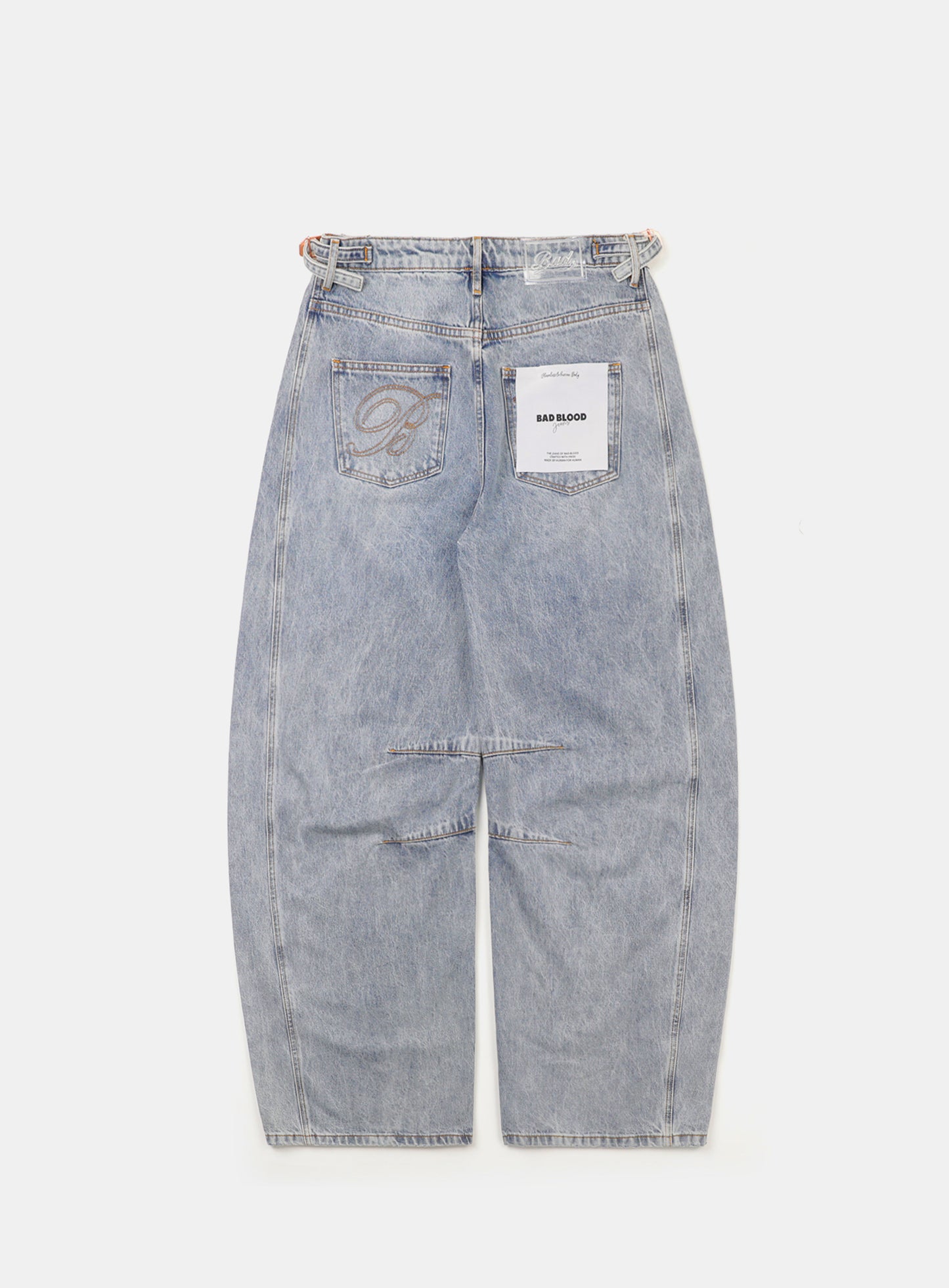 Charlie Barrel Jeans - Light Blue