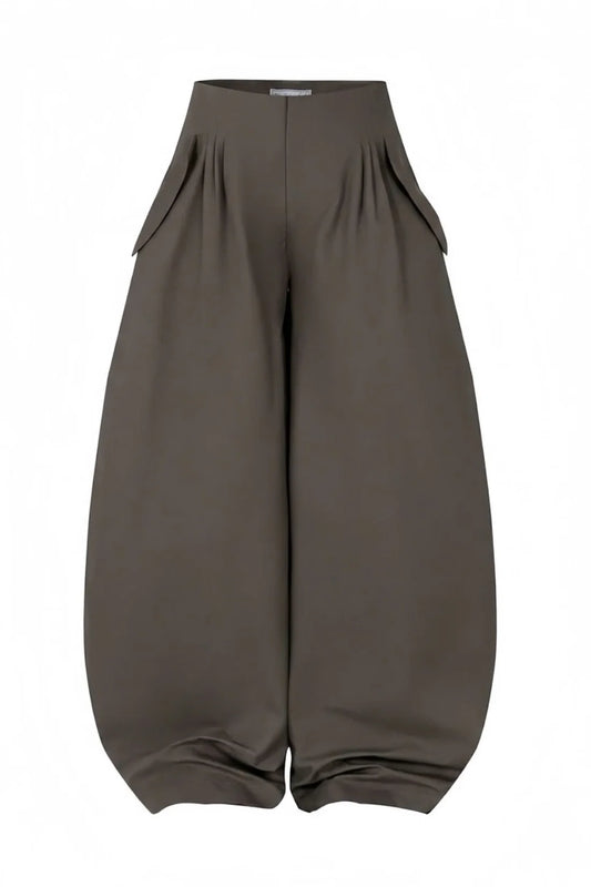 IUE STUDIO MATCHA CROISSANT BAGGY PANTS