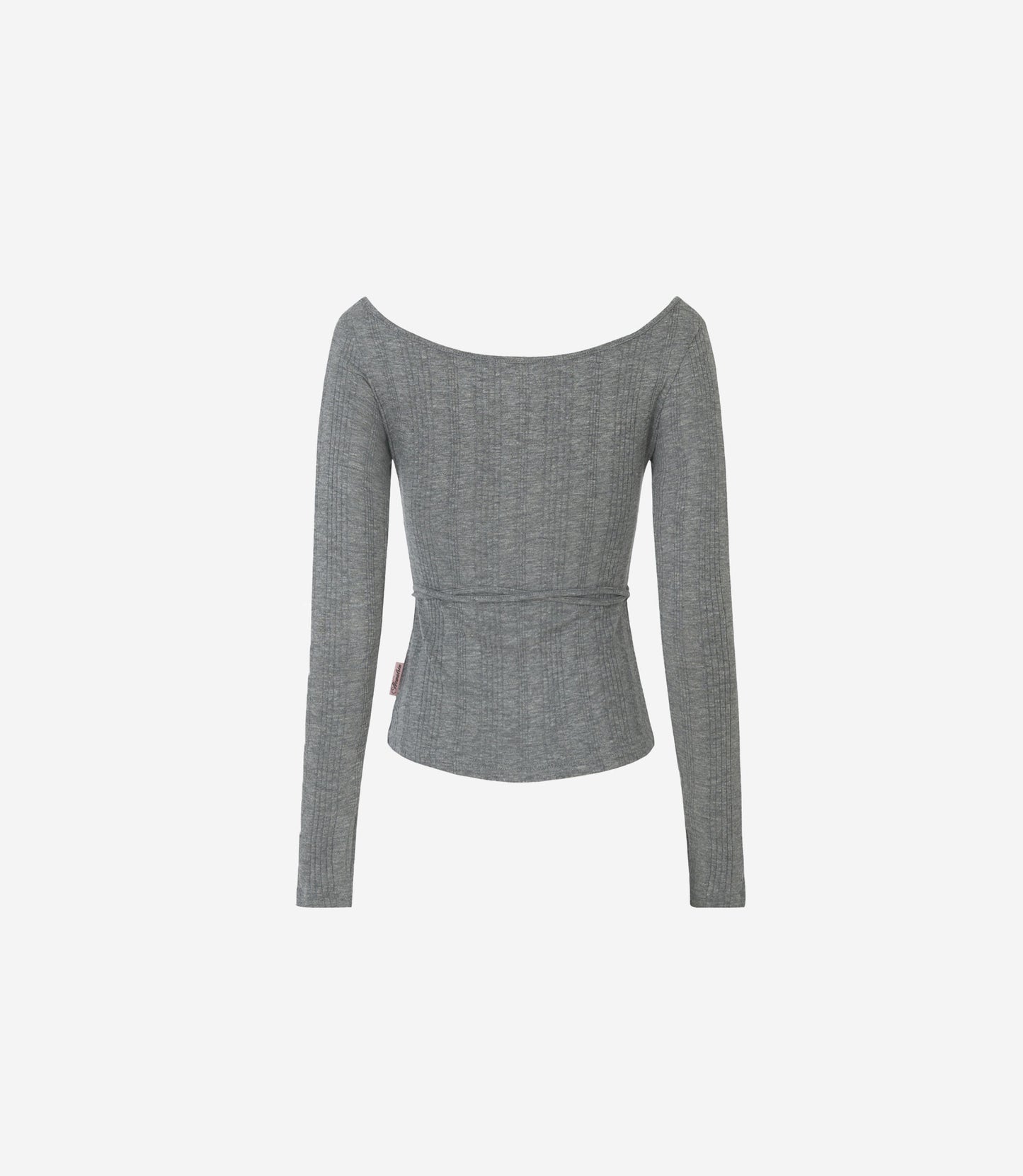 NEWALRIN ROSIE TWIST BOTTON TOP GREY/WHITE/BLACK/PINK