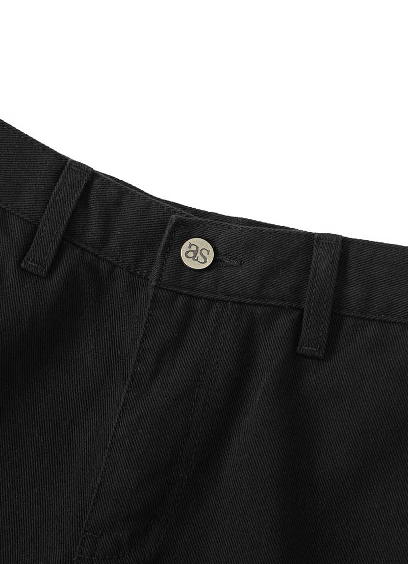 ASON SMOG WIDE PANTS BLACK