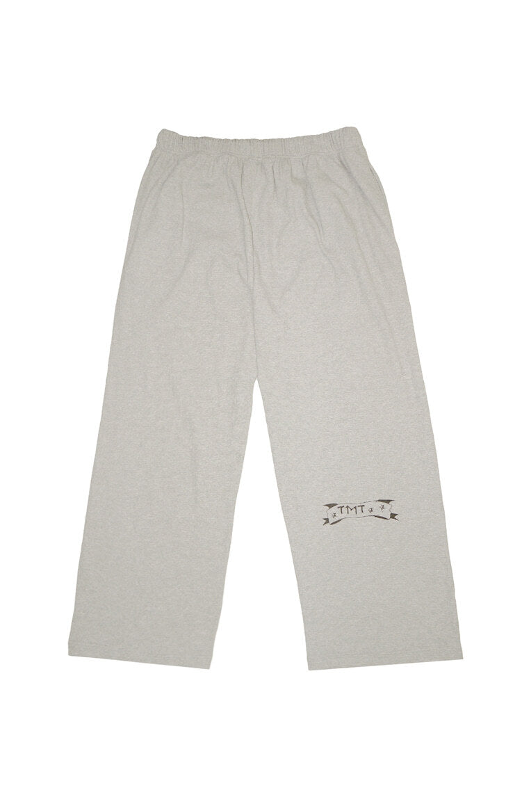 TOOMUCHTAX PRINTED WAFFLE PANTS [JENNIE WEARS]