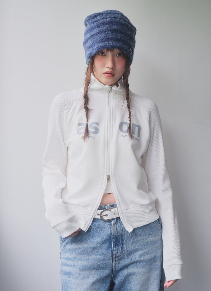ASON SALT ZIPUP WHITE