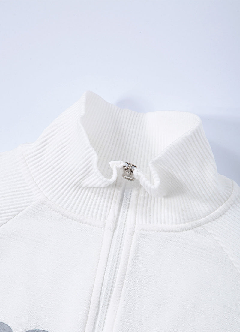 ASON SALT ZIPUP WHITE