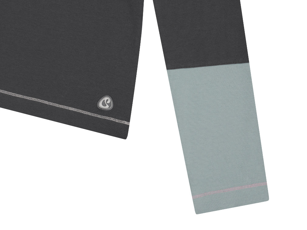 COYSEIO BLUSH LONGSLEEVES CHARCOAL