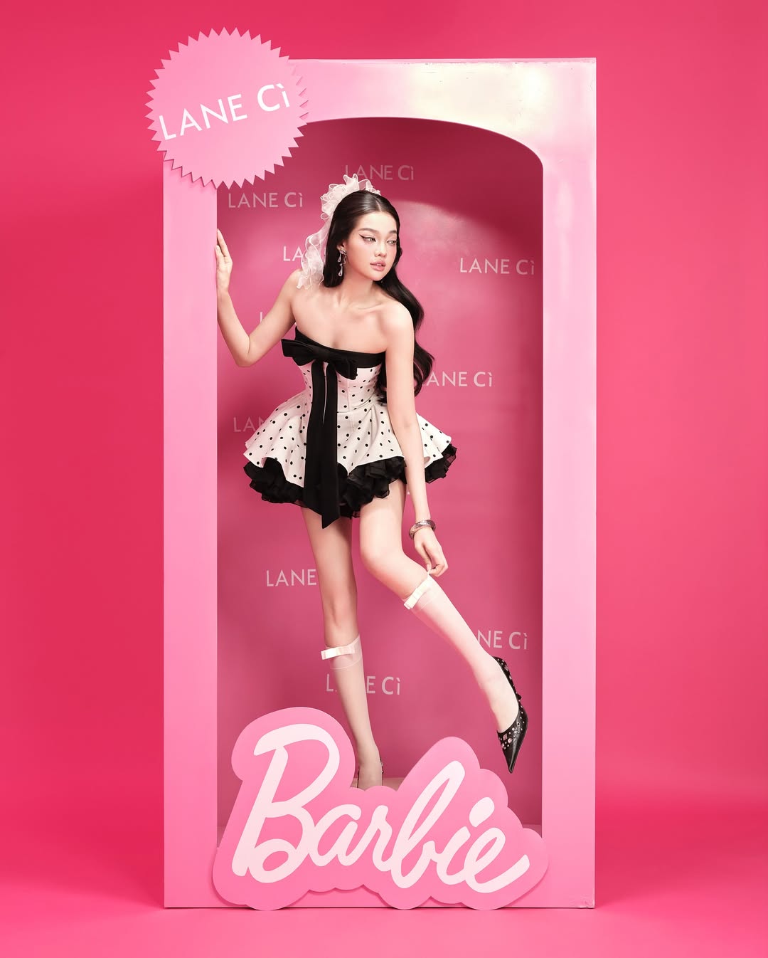 LANECI BUNNY DRESS POLKA DOT