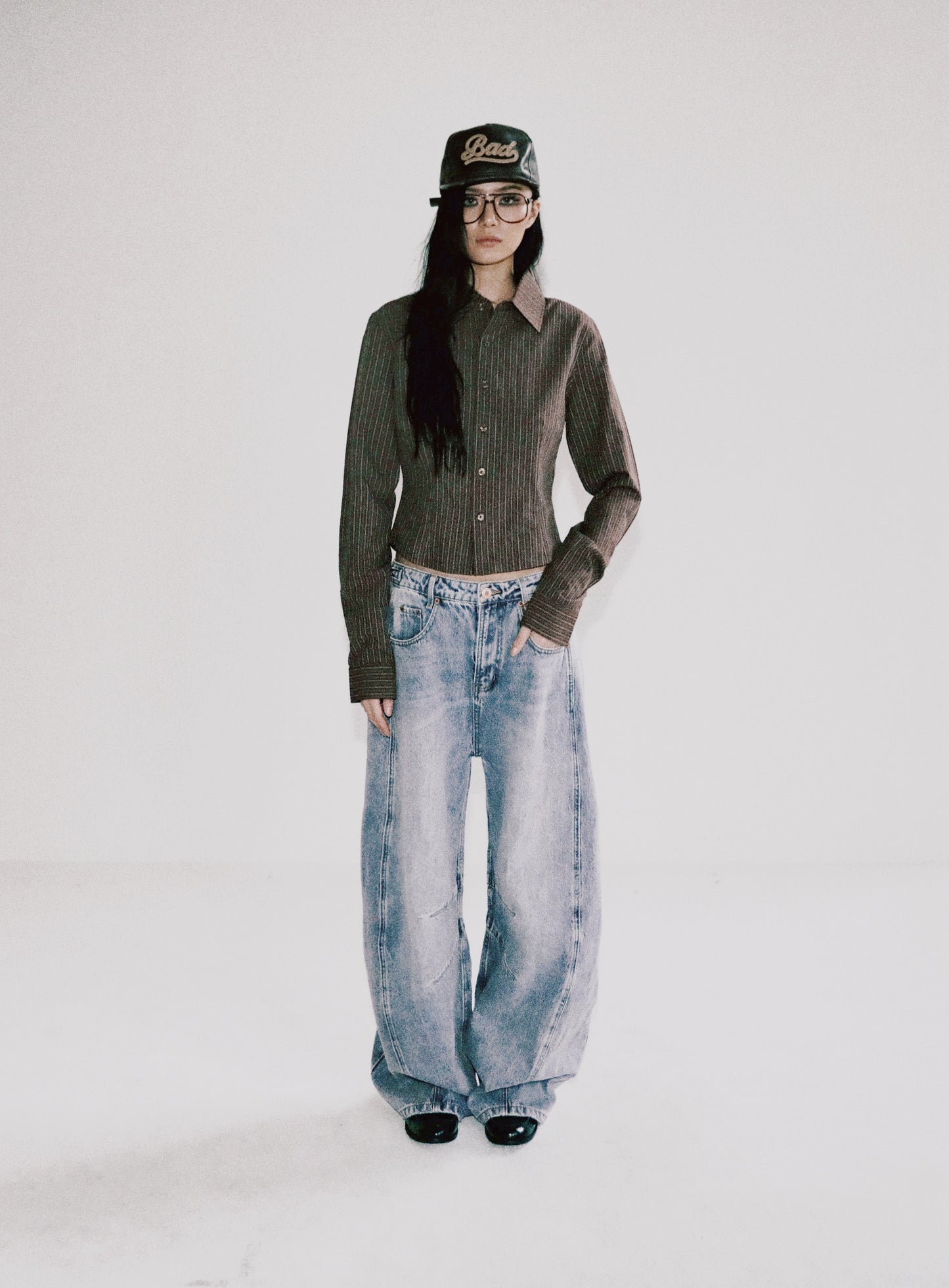 Charlie Barrel Jeans - Light Blue