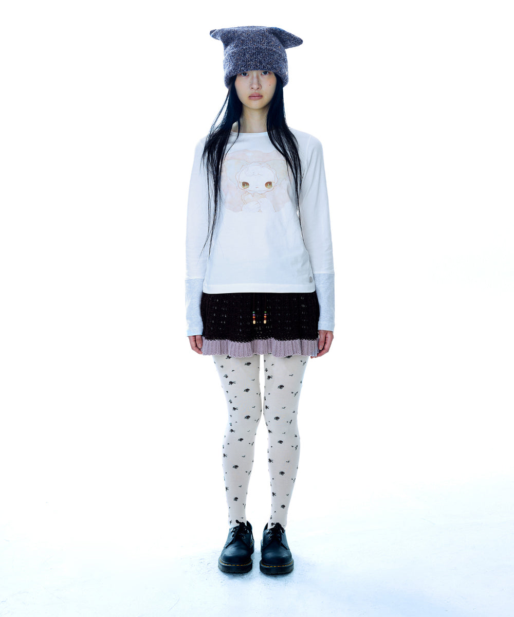 COYSEIO BLUSH LONGSLEEVES WHITE