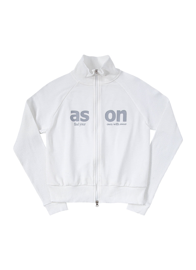 ASON SALT ZIPUP WHITE