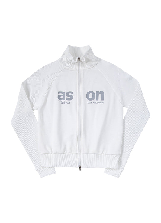 ASON SALT ZIPUP WHITE