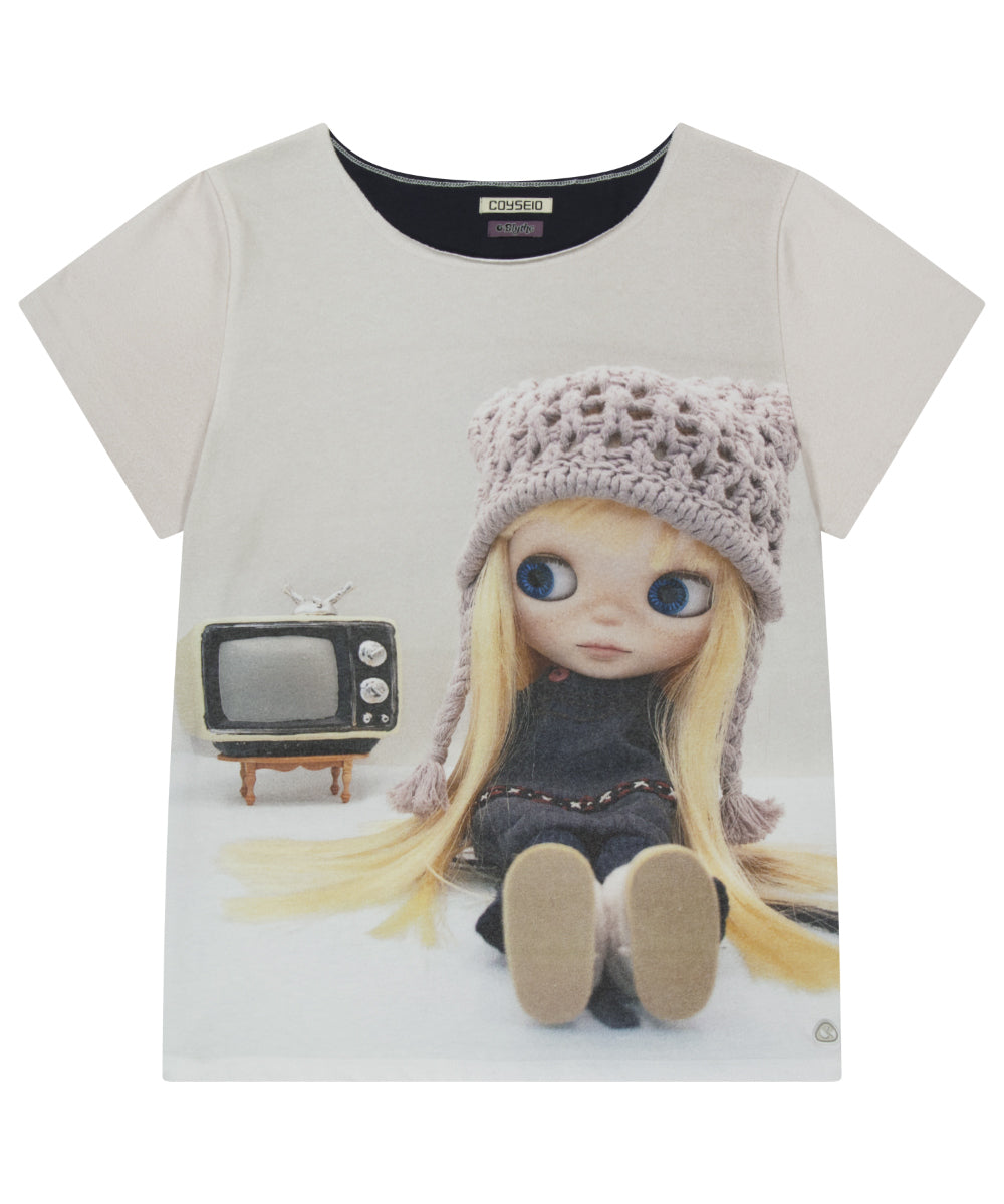 COYSEIO X BLYTHE GRAPHIC ONE PIECE CHARCOAL