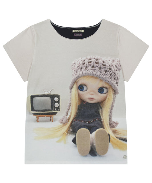 COYSEIO X BLYTHE GRAPHIC ONE PIECE CHARCOAL