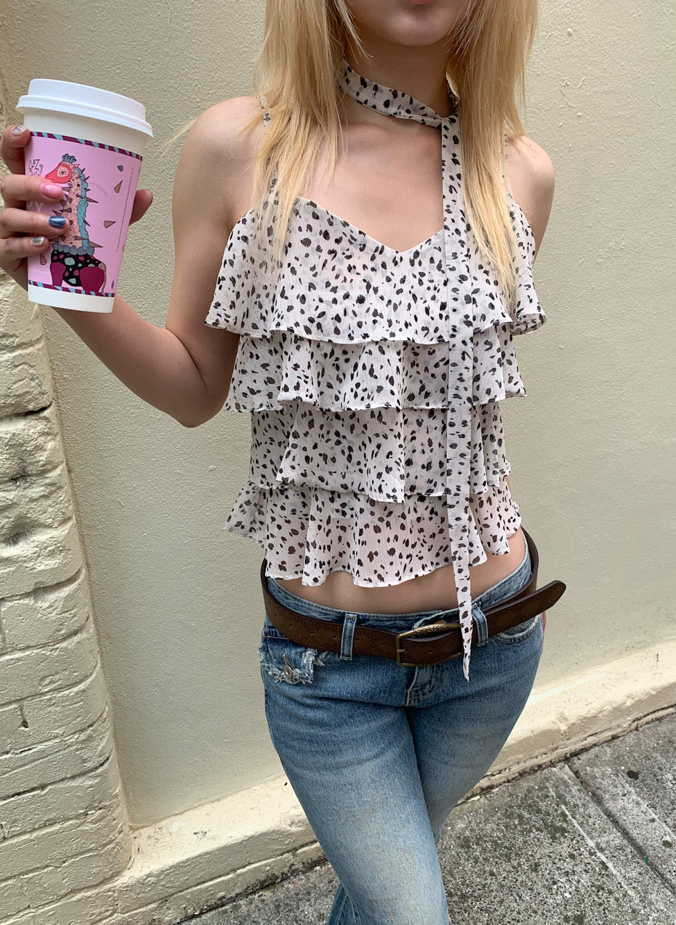 Leopard blouse