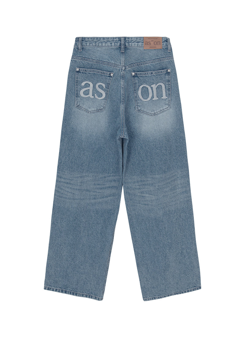 ASON DUSK DENIM PANTS LIGHT BLUE