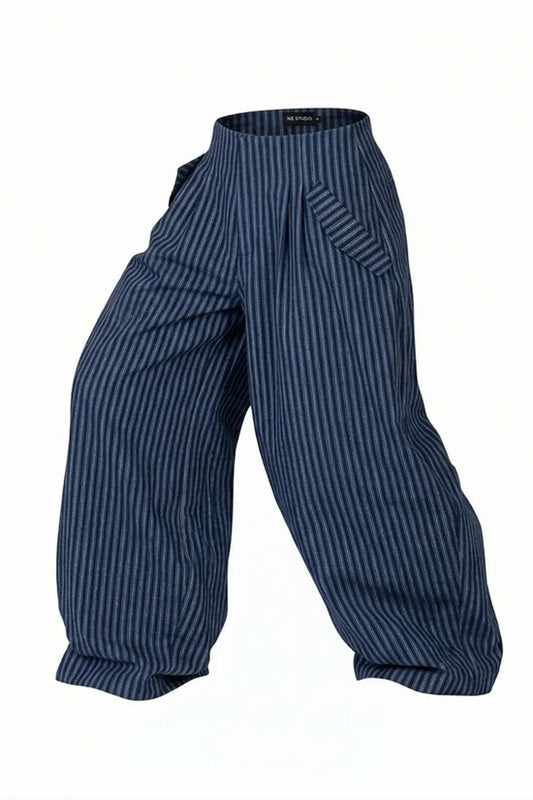 IUE STUDIO BLUEBERRY BAGGY PANTS