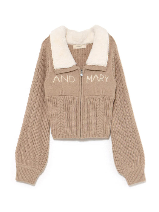 ANDMARY MARY LOGO ZIP TOPS