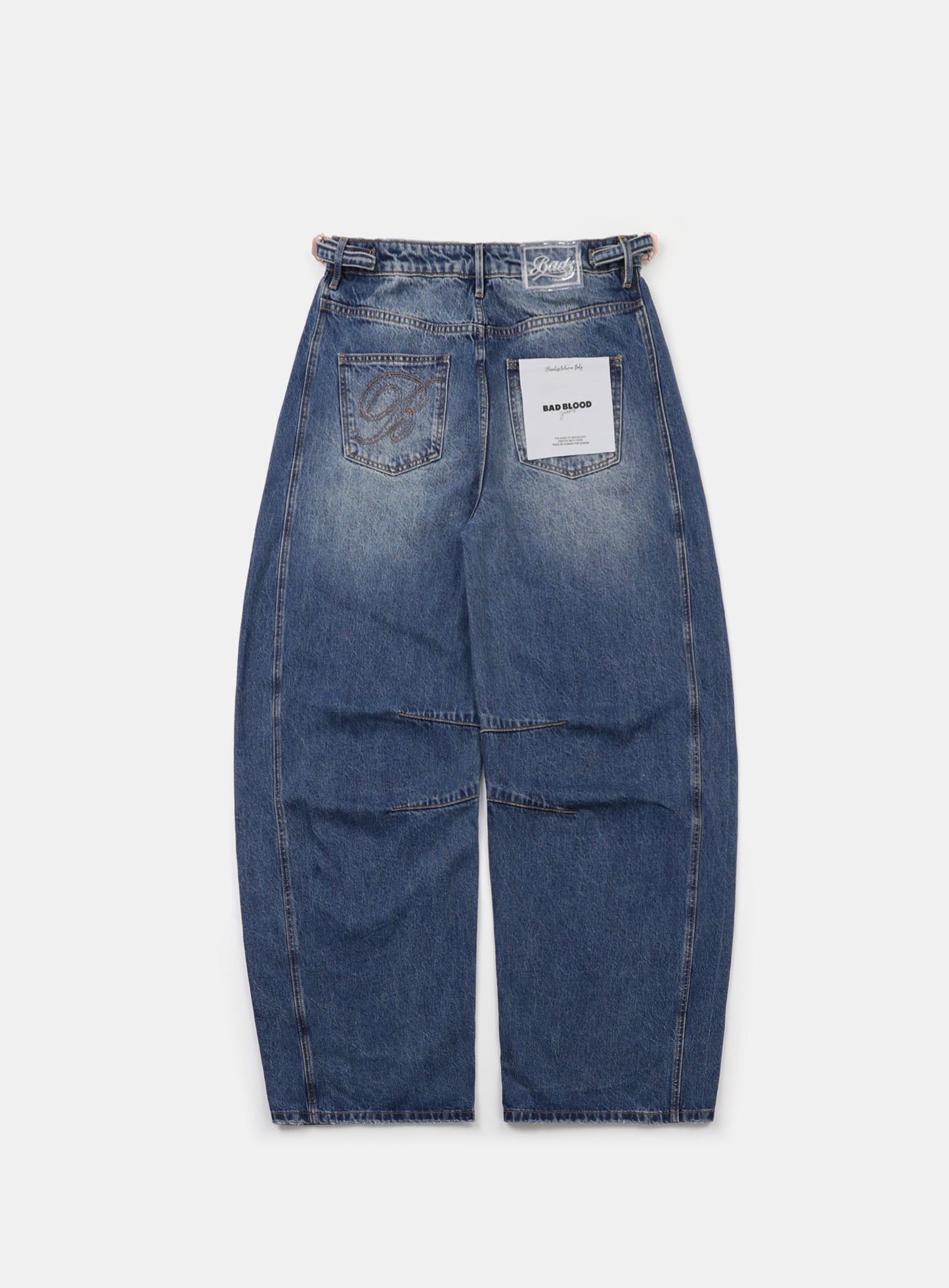 Charlie Barrel Jeans - Dark Blue