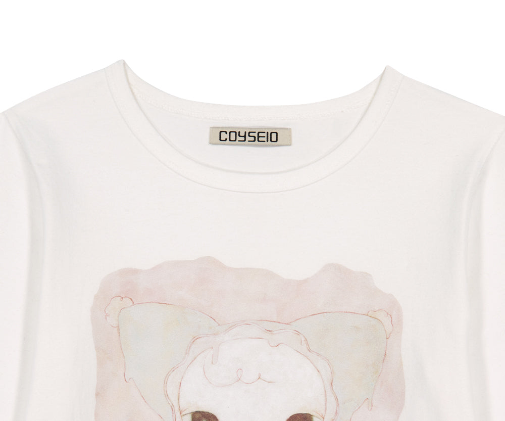 COYSEIO BLUSH LONGSLEEVES WHITE