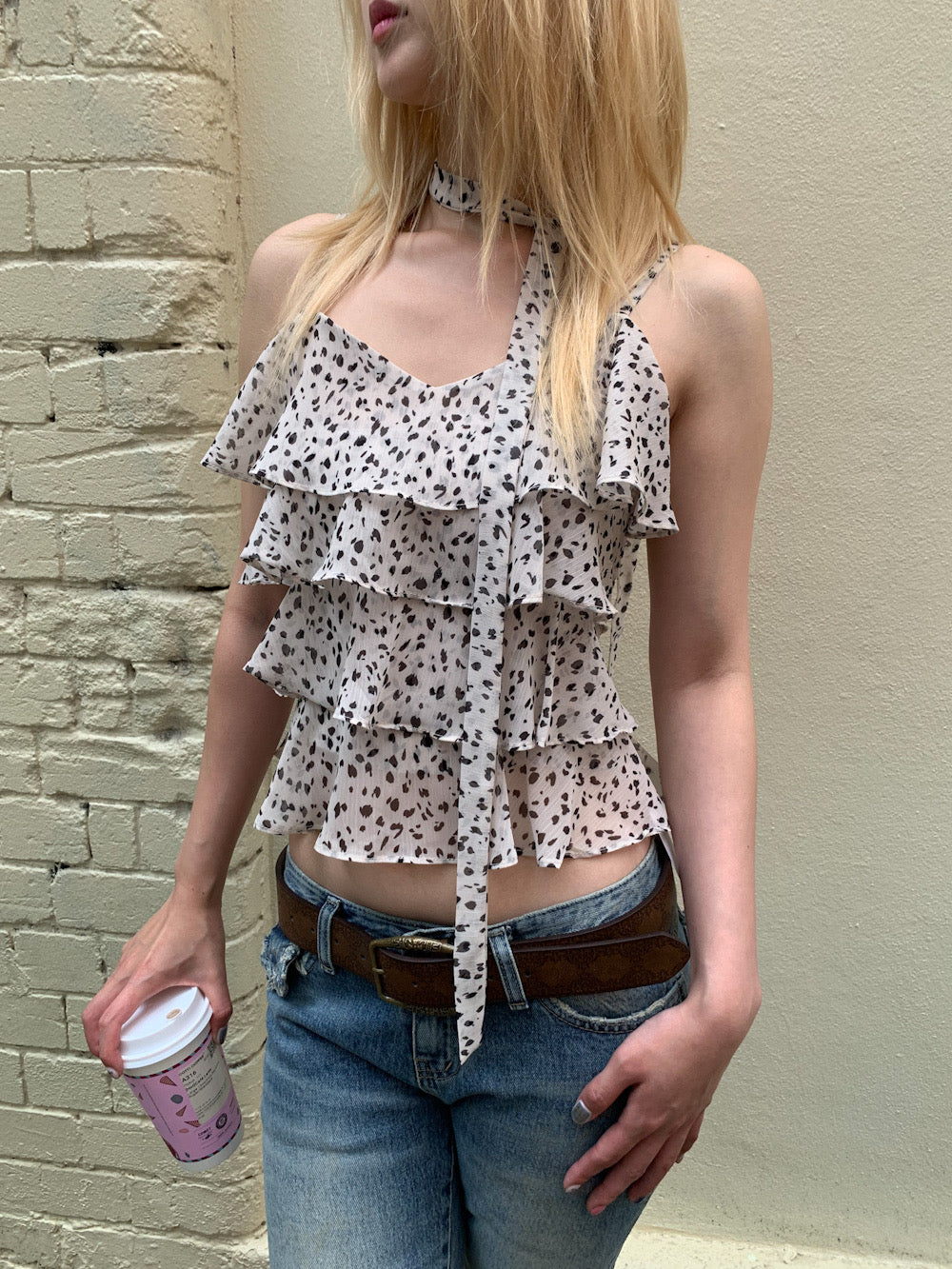 Leopard blouse