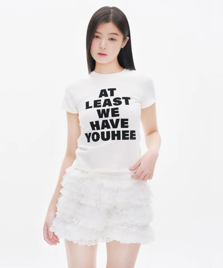 Youhee lettering t-shirt