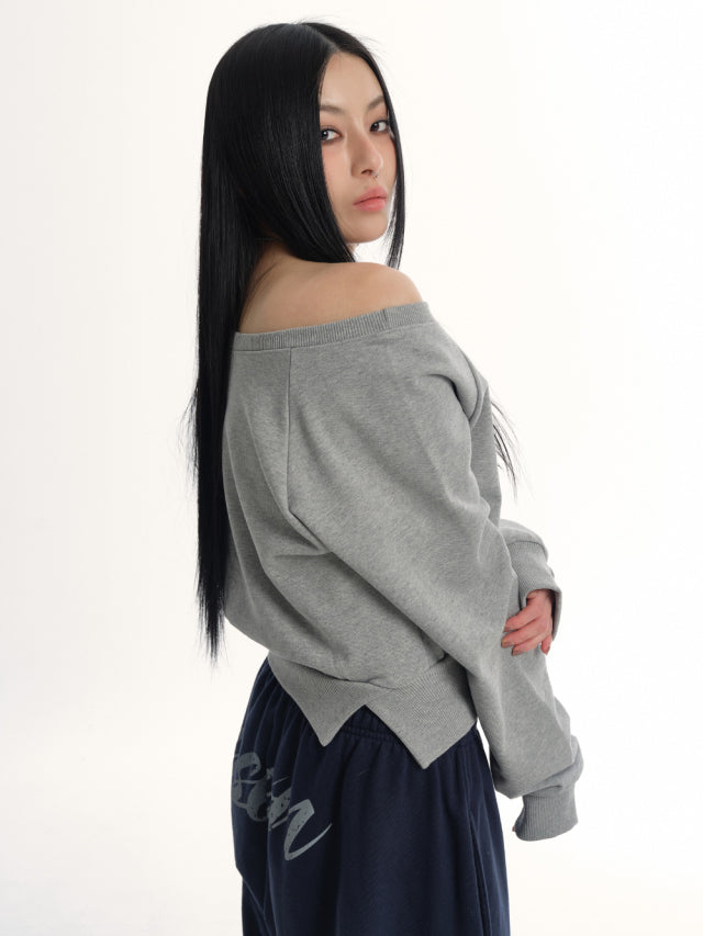 ASON MANDY SWEATSHIRT GREY