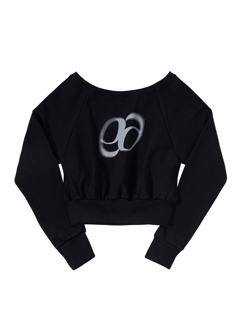 ASON MANDY SWEATSHIRT BLACK