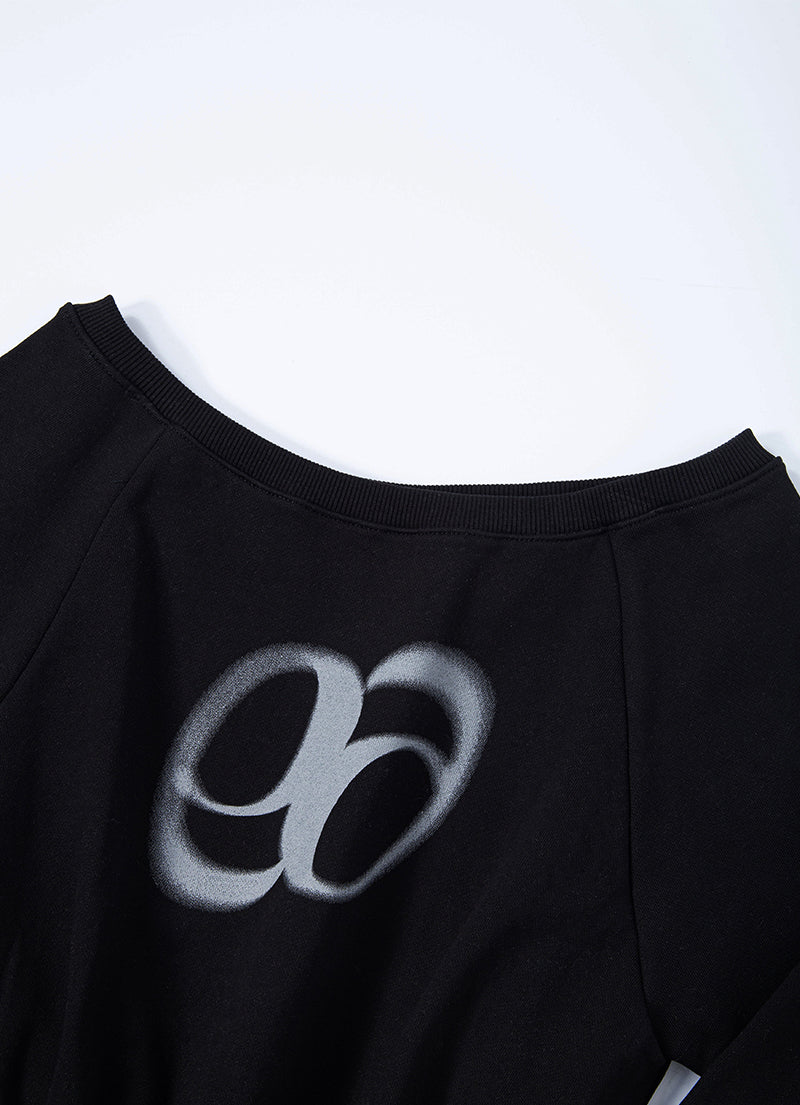 ASON MANDY SWEATSHIRT BLACK