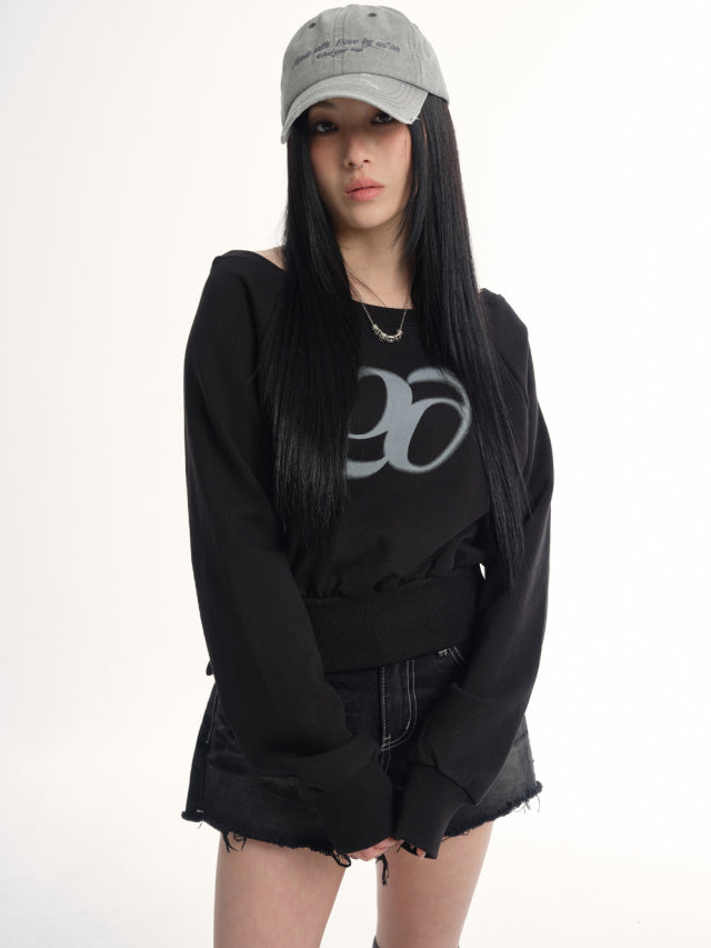 ASON MANDY SWEATSHIRT BLACK