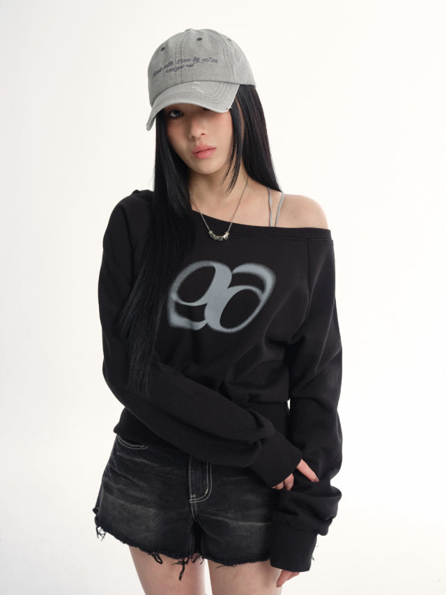 ASON MANDY SWEATSHIRT BLACK