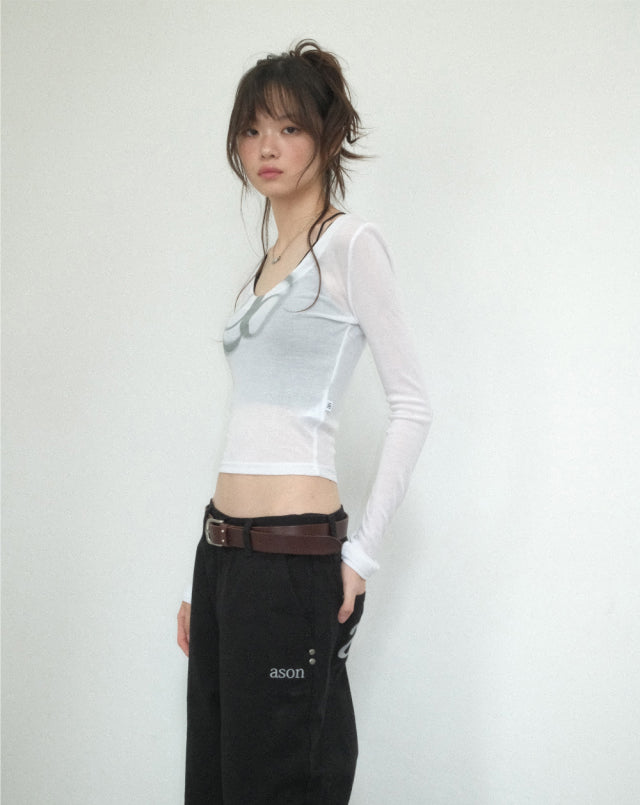ASON SEE-THROUGH TEE
