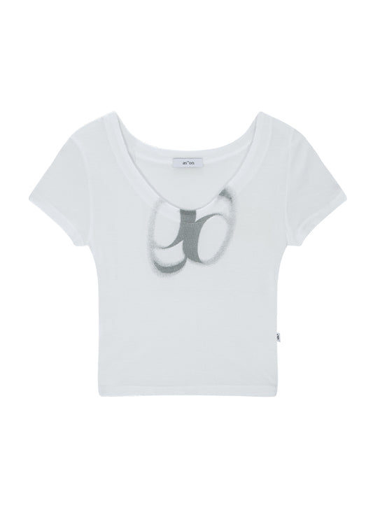 ASON HALF SEE-THROUGH TEE
