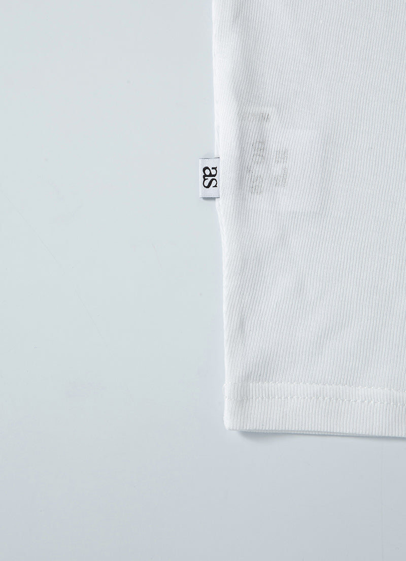 ASON HALF SEE-THROUGH TEE