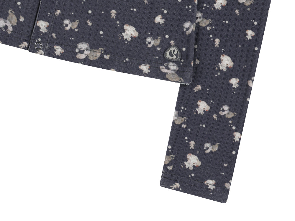 COYSEIO COTTON CUDDLE LONGSLEEVES NAVY