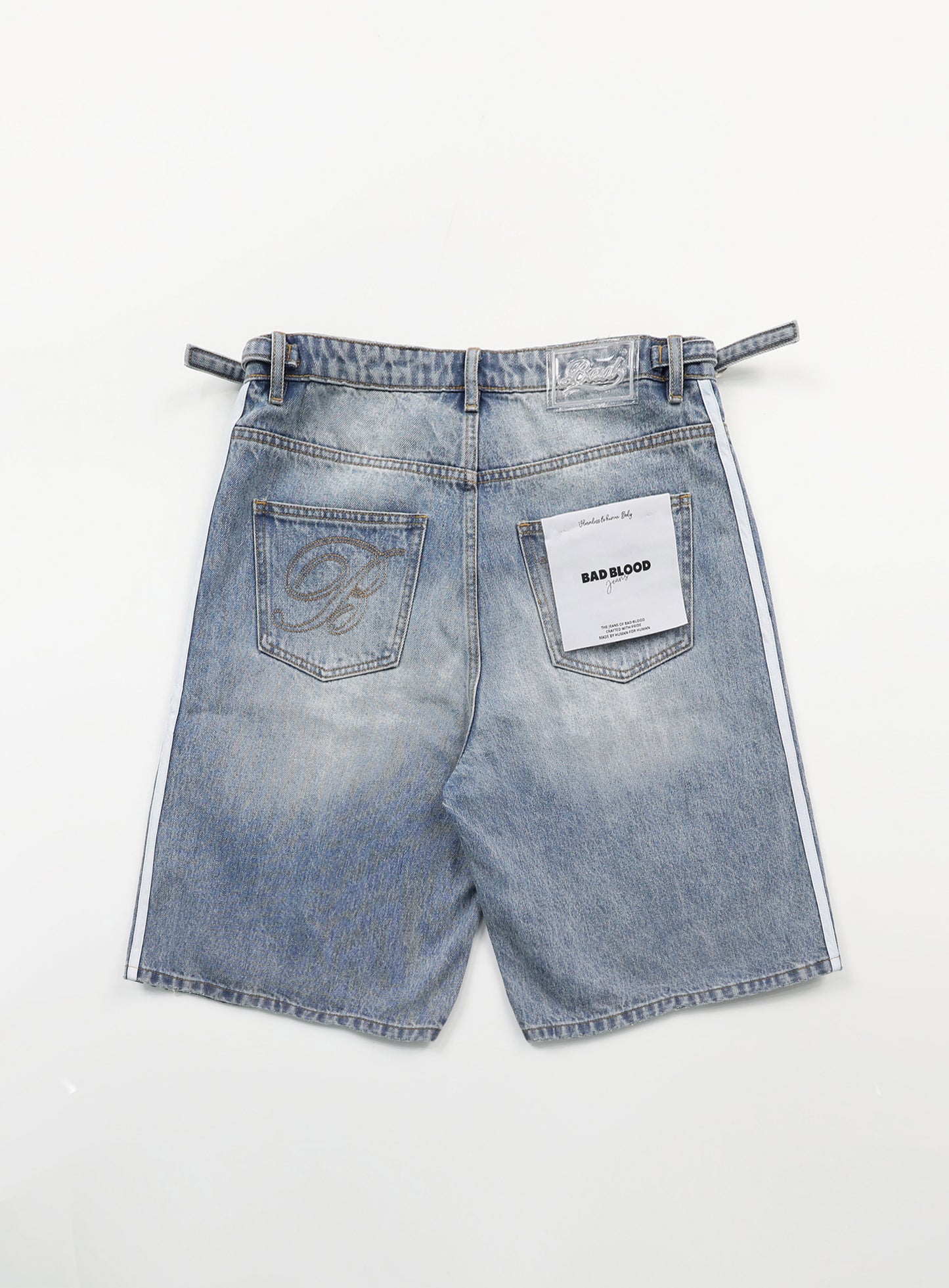 Billy Track Bermuda Jeans Blue