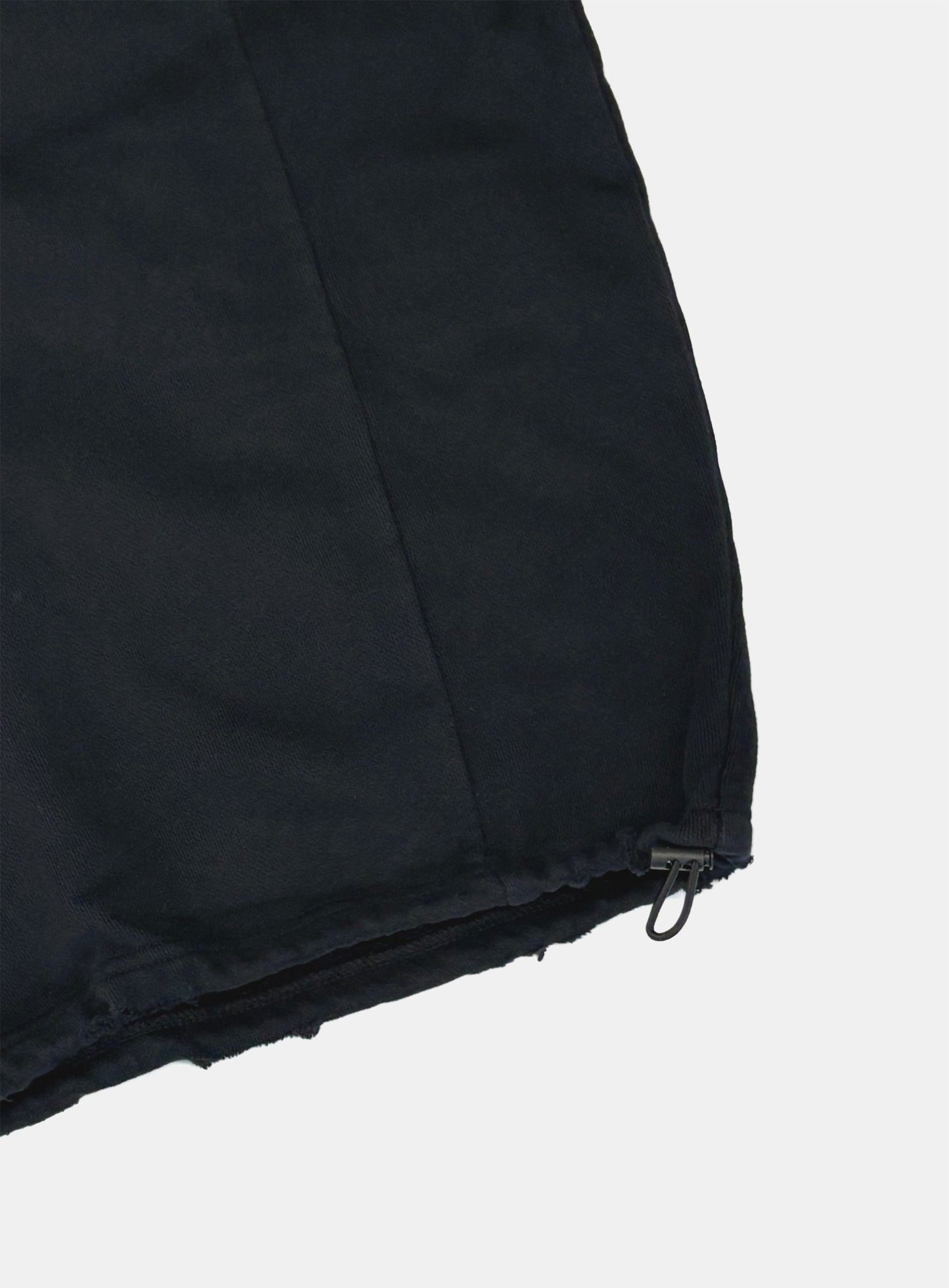 Royal Classic Distressed 2-Way Curved Jogger Trousers - Black