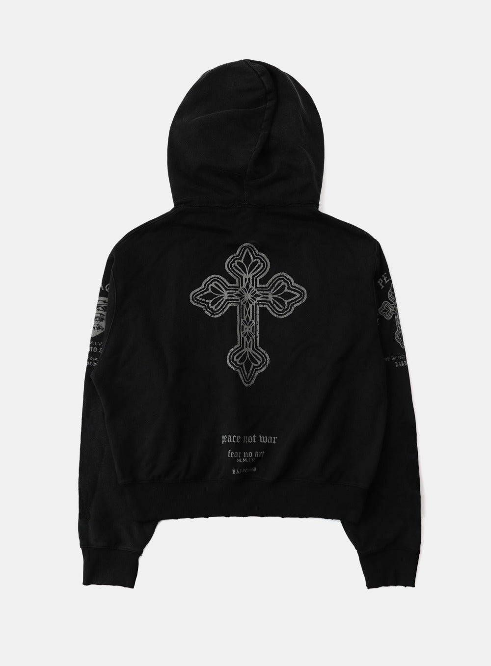 Peace Not War Hoodie - Dusty Black