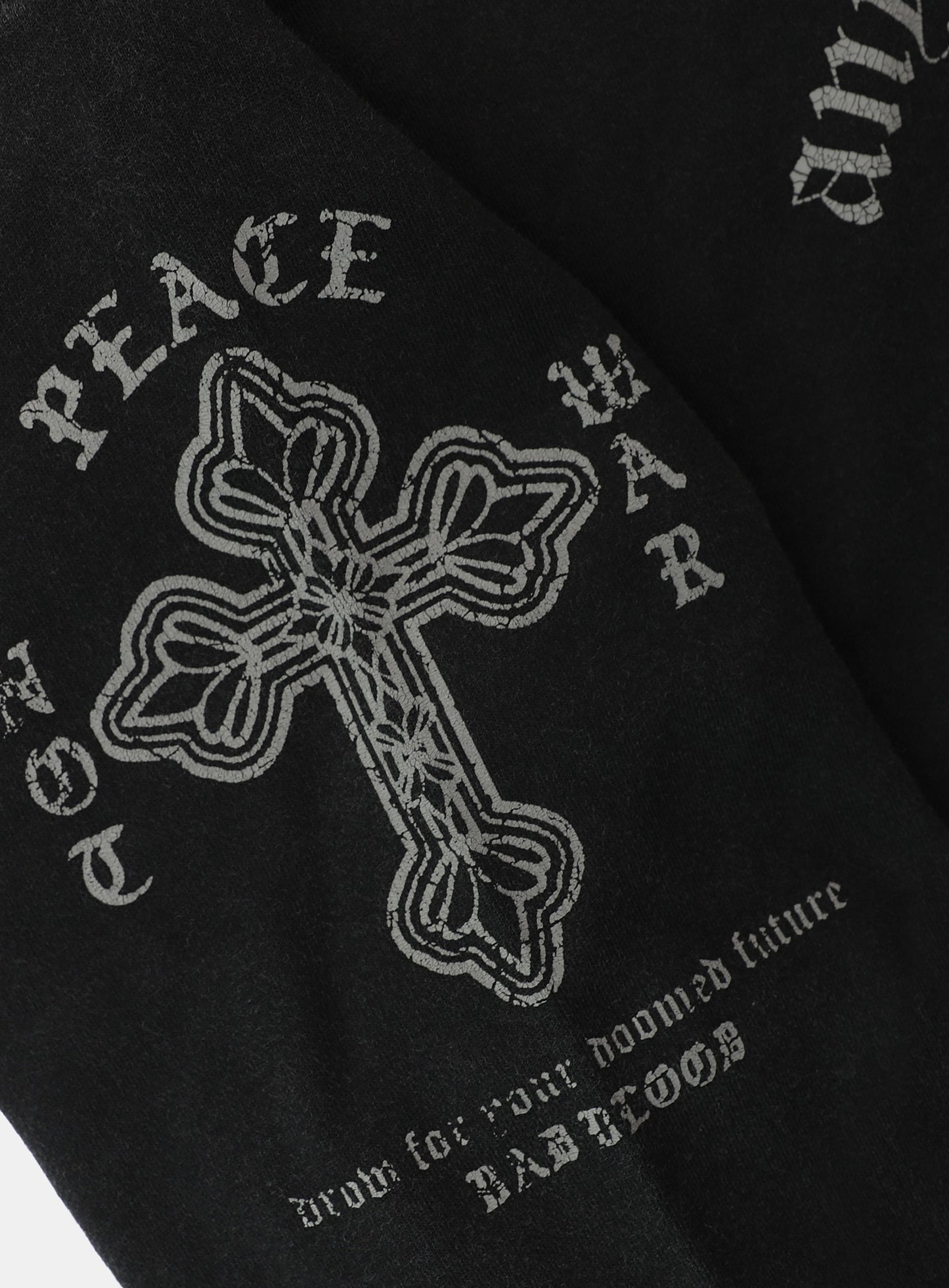 Peace Not War Hoodie - Dusty Black