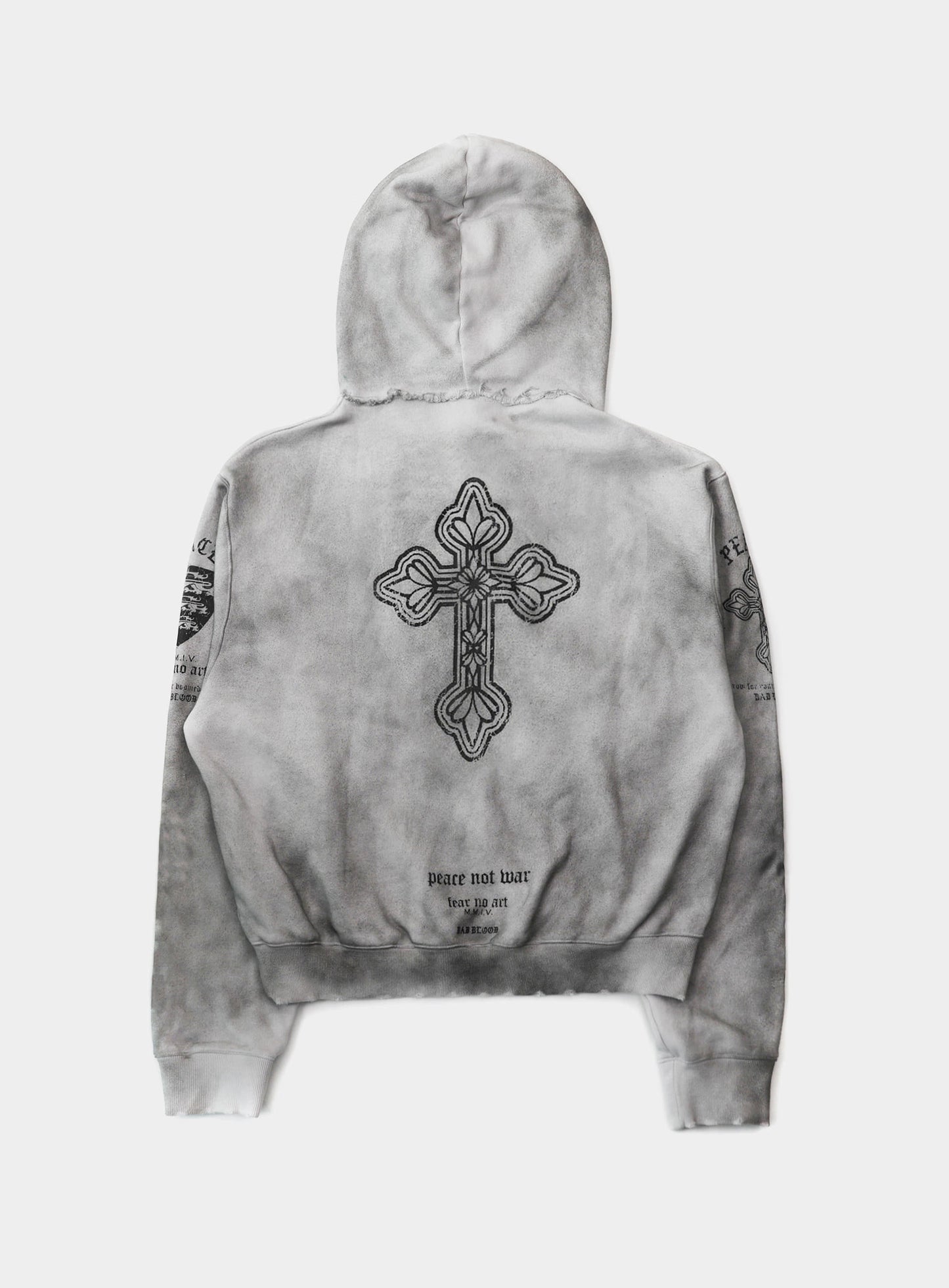 Peace Not War Hoodie - Dusty White