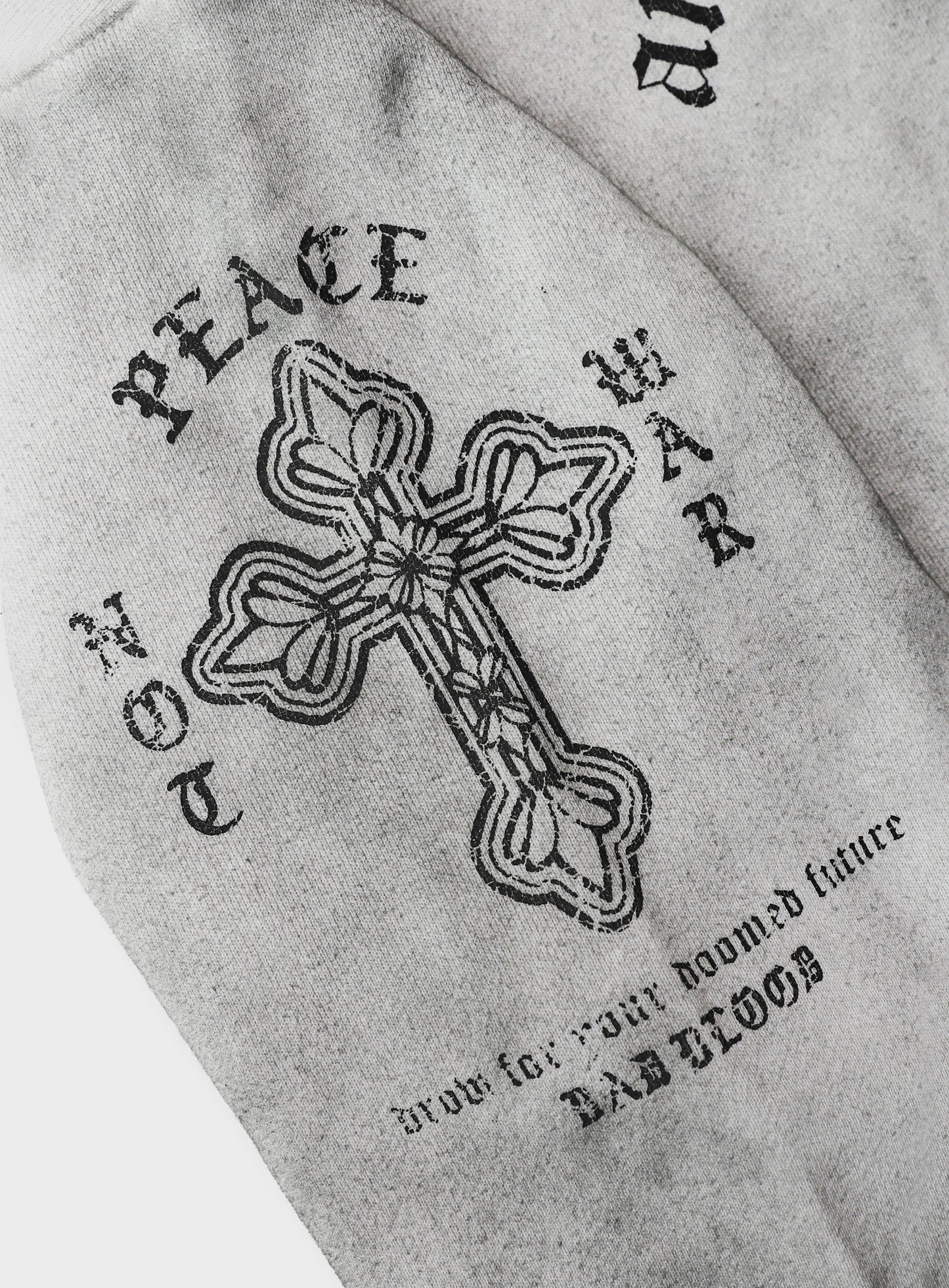 Peace Not War Hoodie - Dusty White