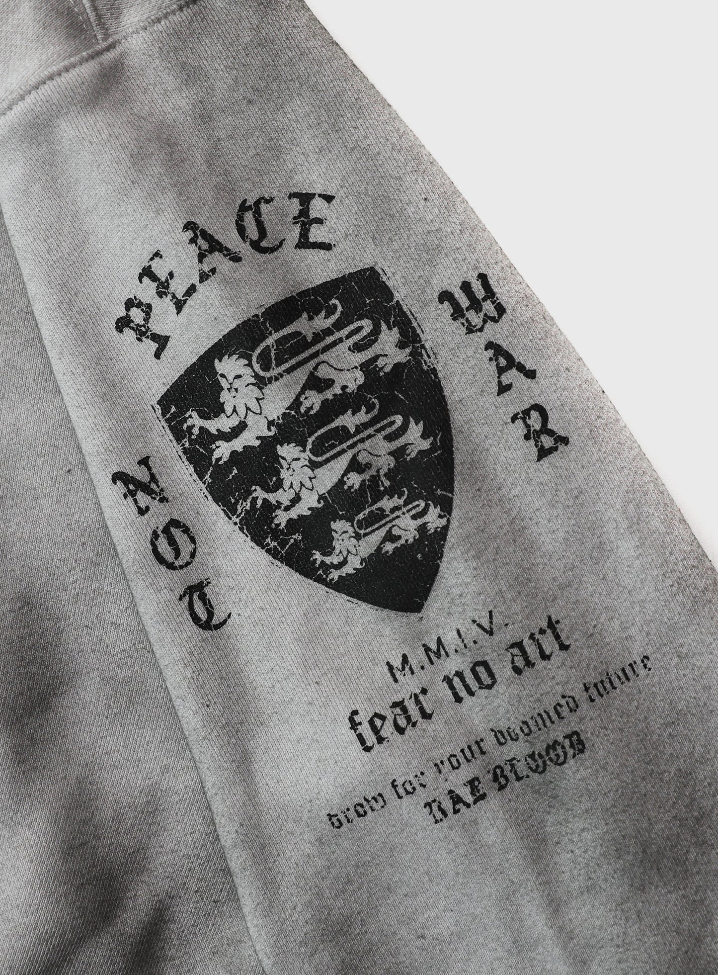 Peace Not War Hoodie - Dusty White